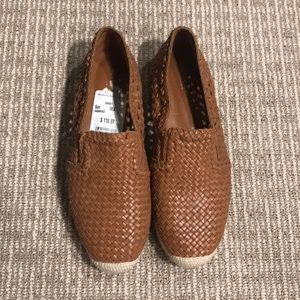 Michael Kors Collection Leather Espadrille Flats